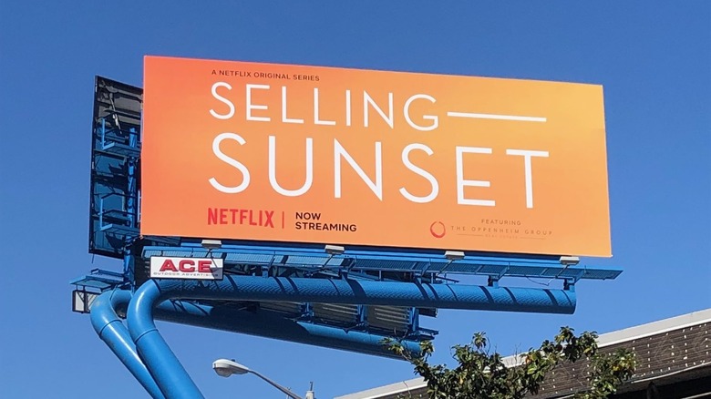selling sunset Netflix billboard