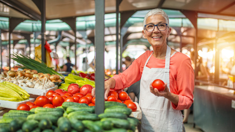 A farmer's market