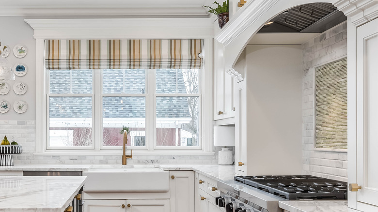 stone surfaces in a kitchen