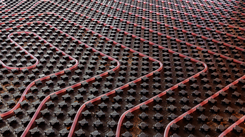 radiant heating floor