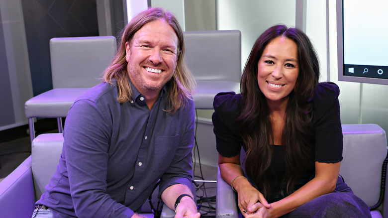 Chip and Joanna Gaines talking