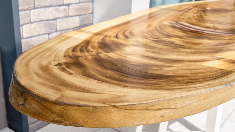 Saman tree wooden table top