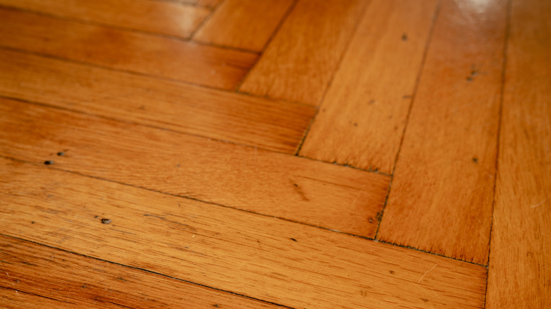 varnished wood floor