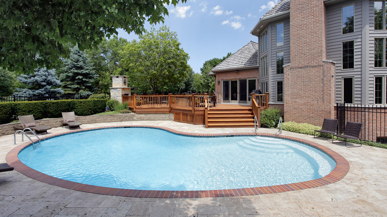 Backyard pool