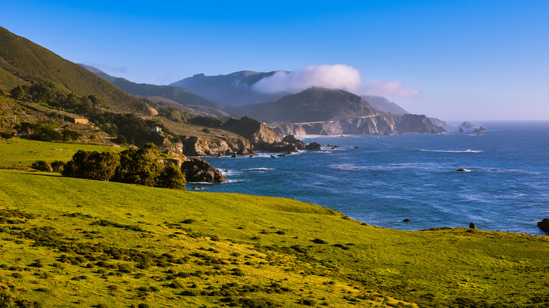 big sur california beach view