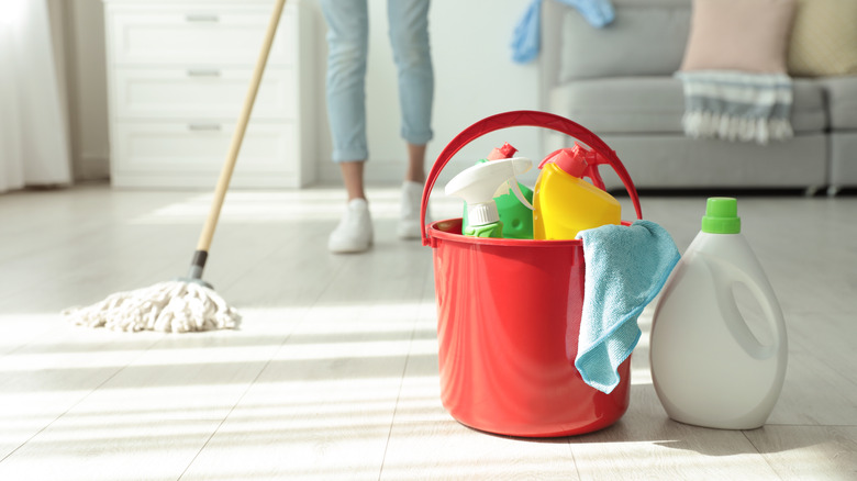 Mop and bucket 