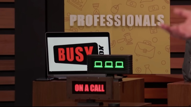 BusyBox sign display on Shark Tank