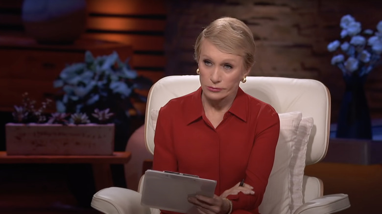 Barbara Corcorn scowling