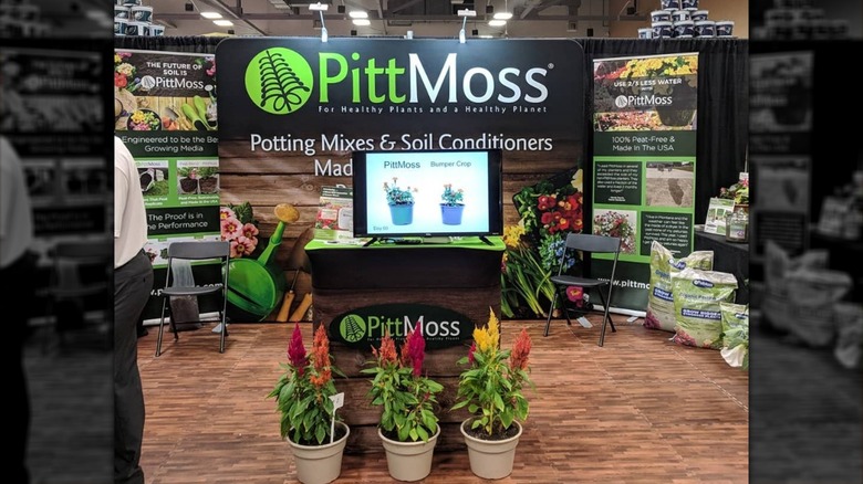 PittMoss exposition booth