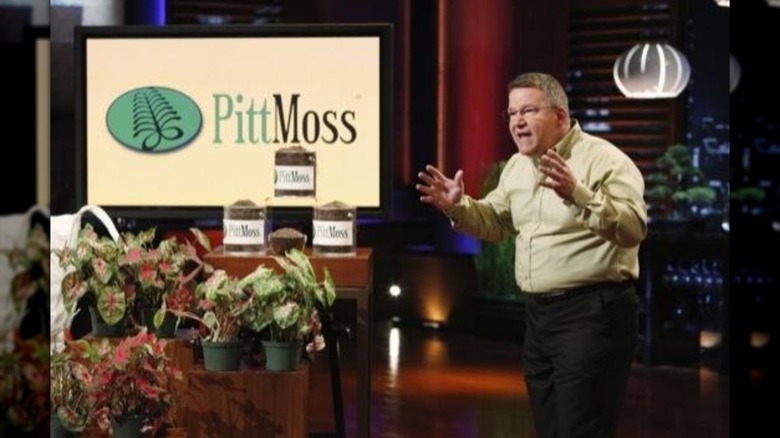 Mont Handley with PittMoss on Shark Tank