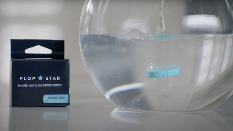 Plop Star tablet in water 