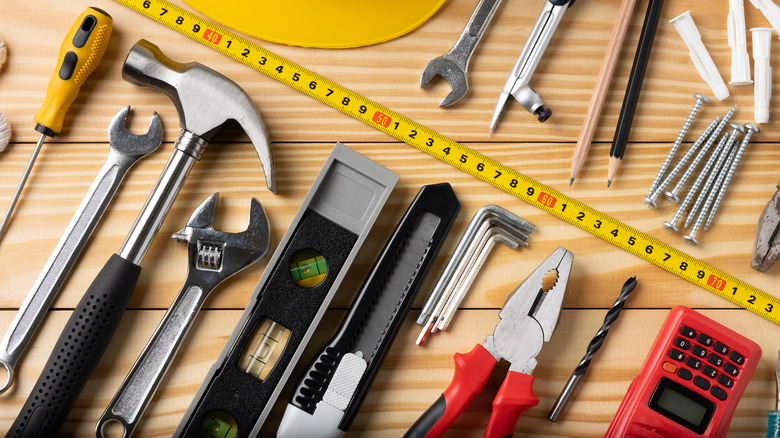 Tools for home renovations 