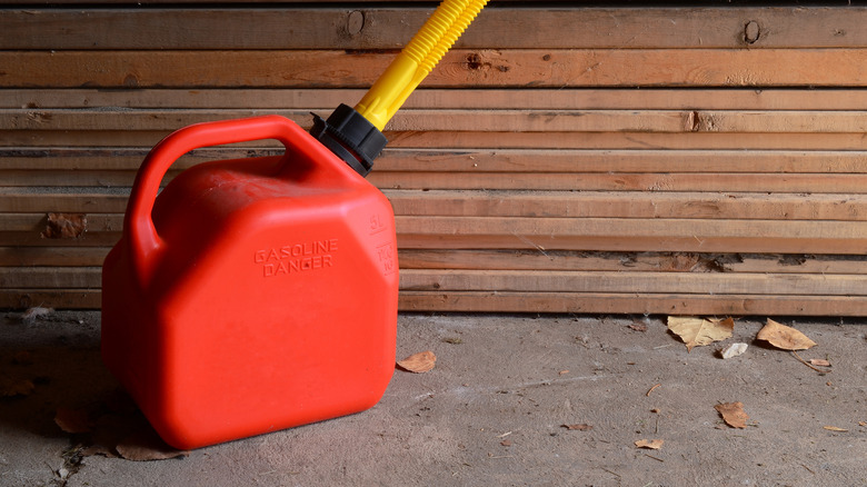 Old gasoline can