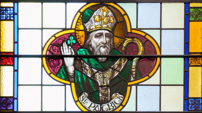 St. Patrick stained glass window