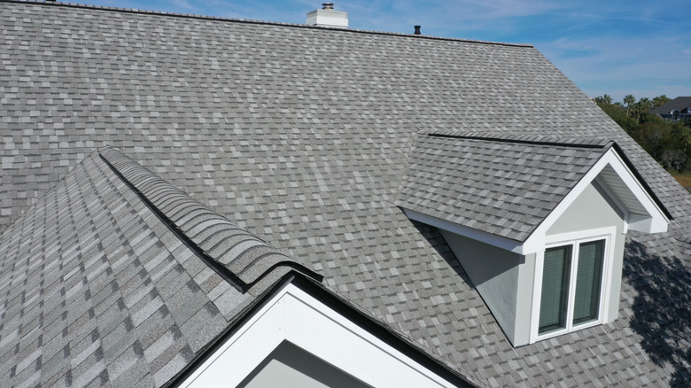 shingles on a roof