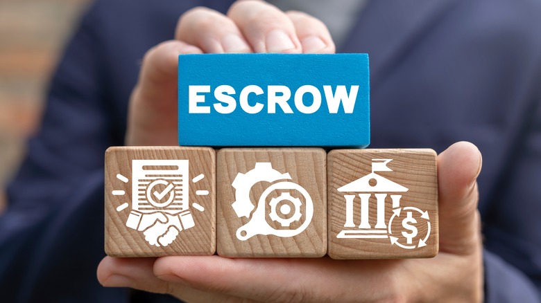 escrow concept on bricks