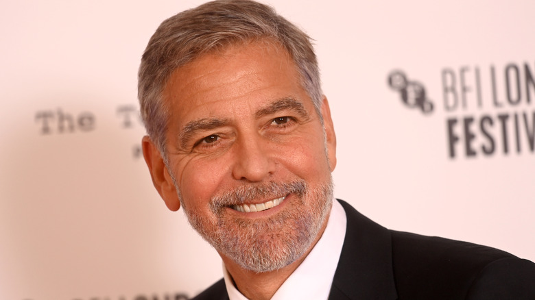 George Clooney smiling