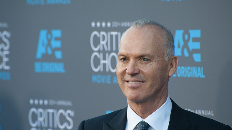 Michael Keaton smiling