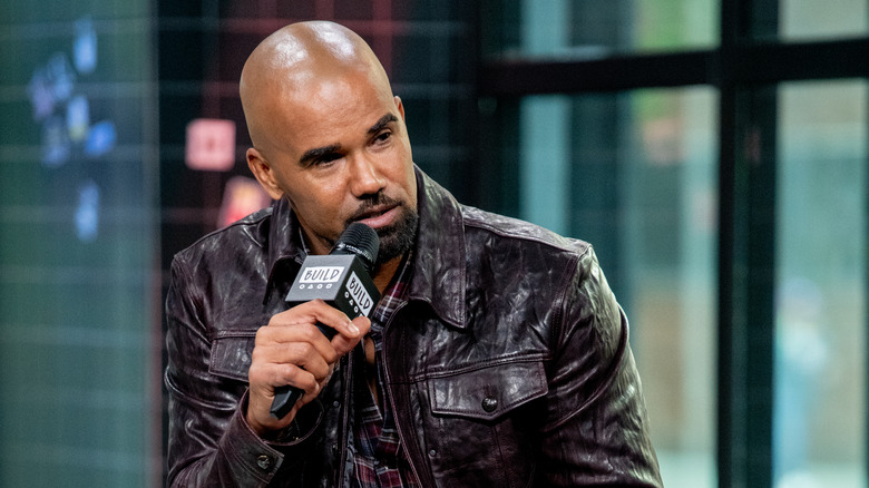 Shemar Moore at an interview