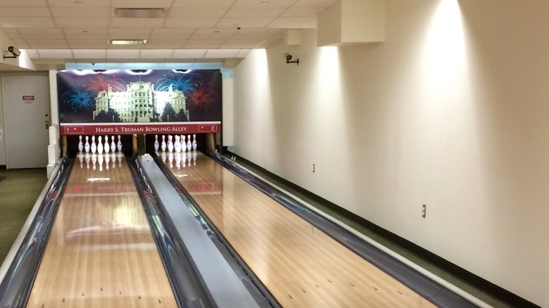 White House bowling alley