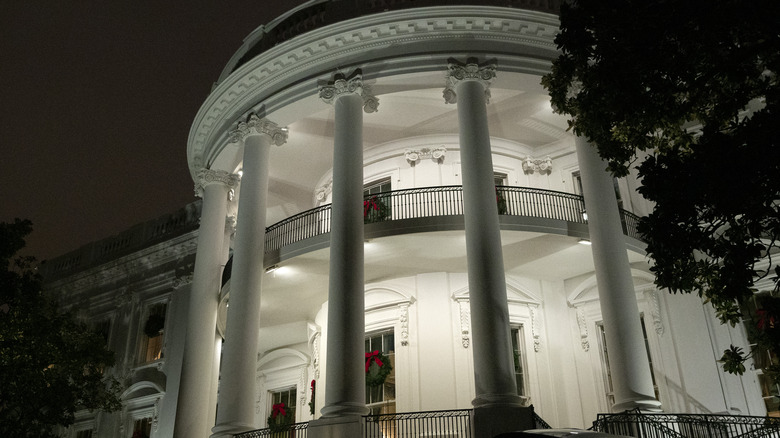 White House portico