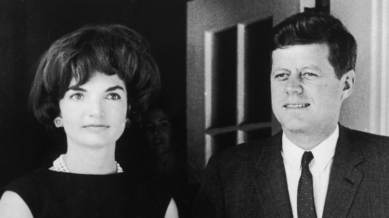 President Kennedy and wife Jackie 