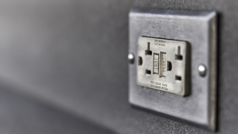 close up of an electrical outlet