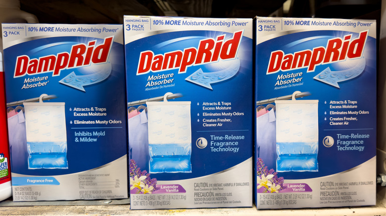 DampRid dehumidifier bags