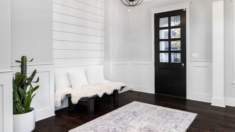 shiplap foyer