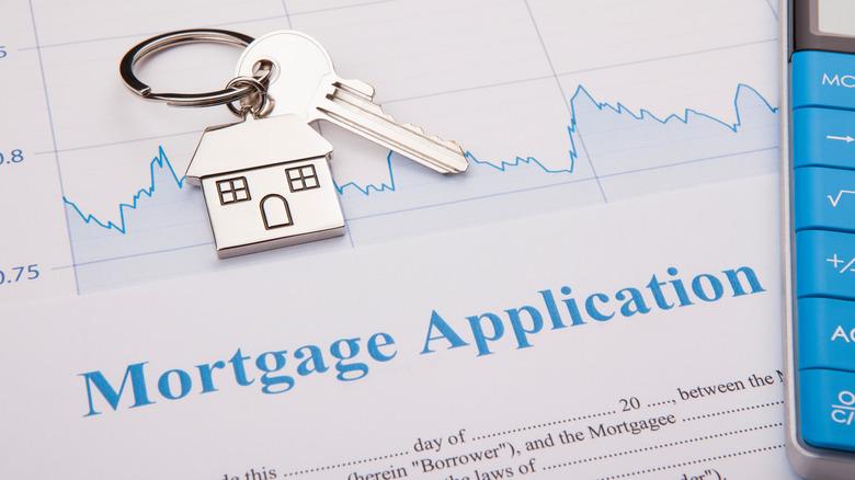 Mortgage application chart