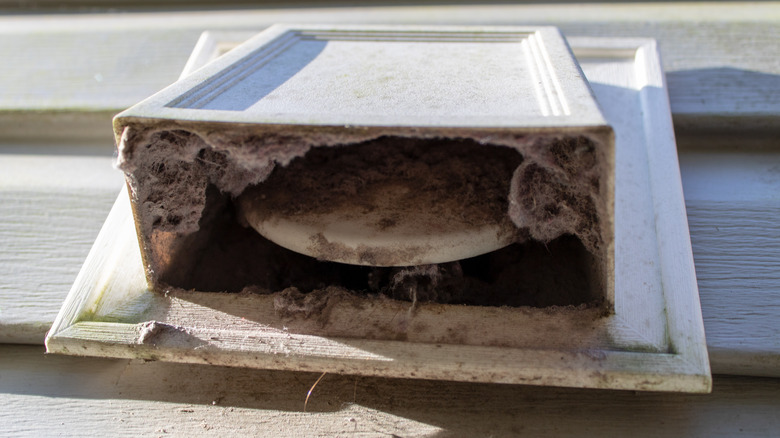 Dryer vent cover home exterior