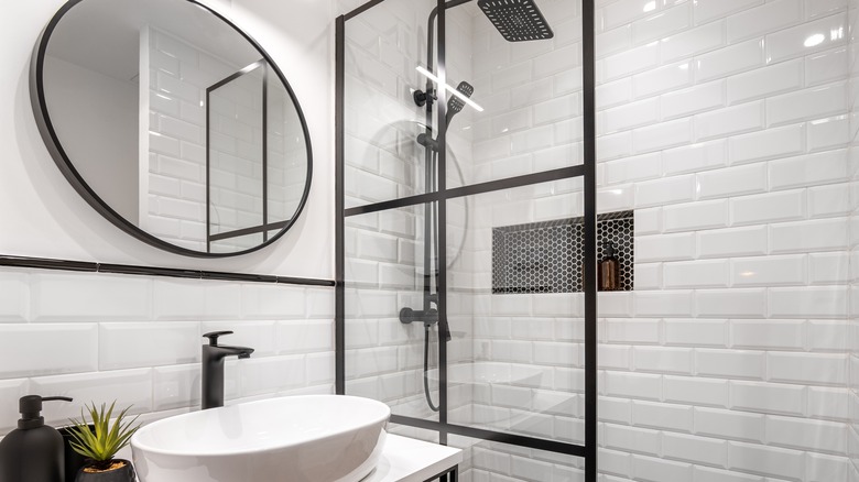 Why Mirrors Should Never Face The Bathroom Door, According To Feng Shui