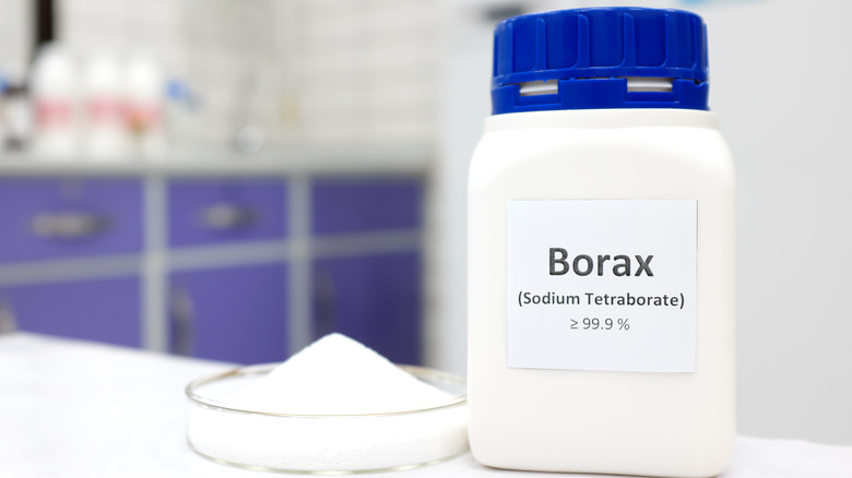 Bottle of borax