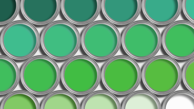 green paints