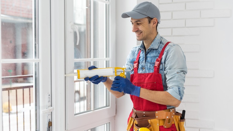 Installing new windows in house