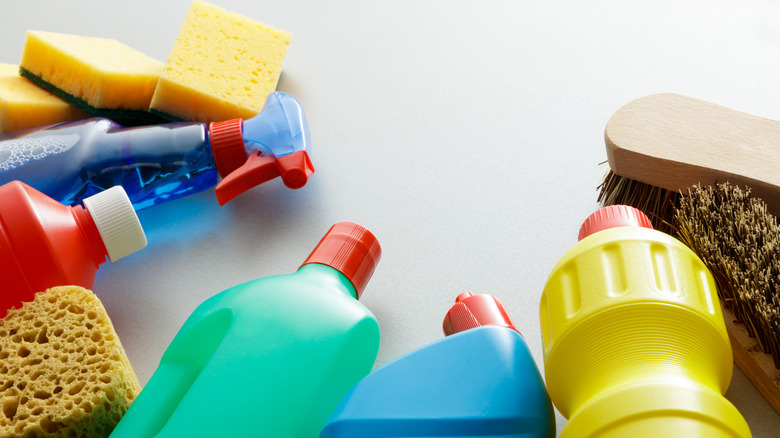 Cleaning bottles and products