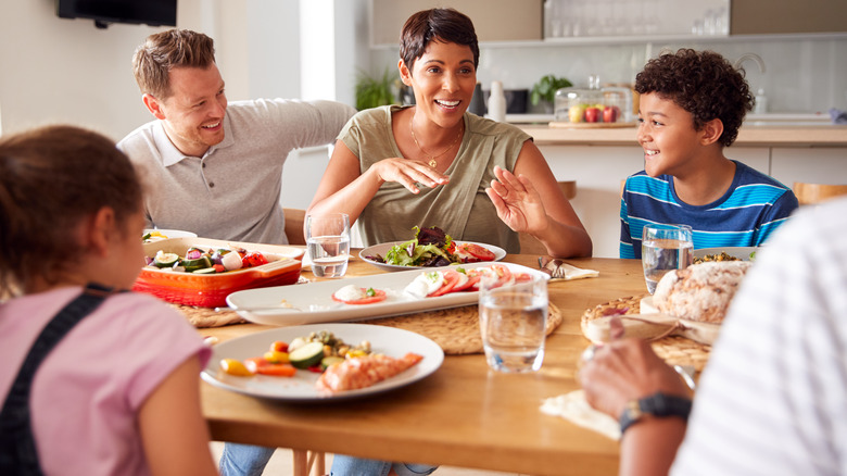 Family at table