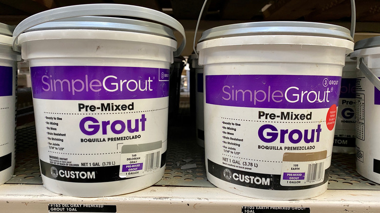 grout for sale on shelf