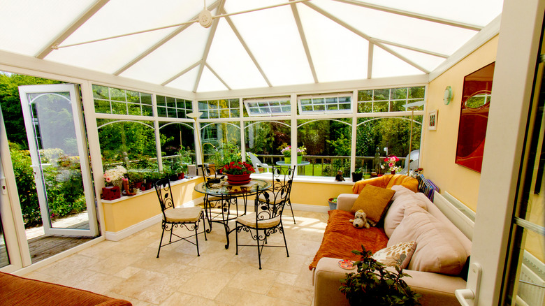 aesthetic sunroom conservatory