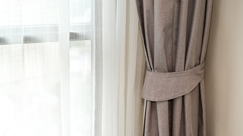 sheer and blackout curtain