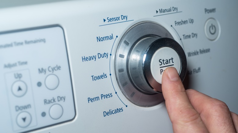 choosing dryer setting