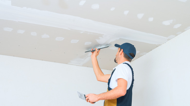 renovating a ceiling