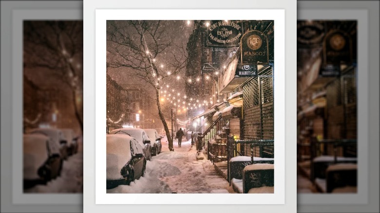 photo of snowy New York