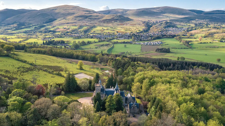 castle aerial view