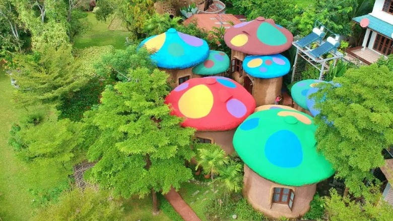 Mushroom houses