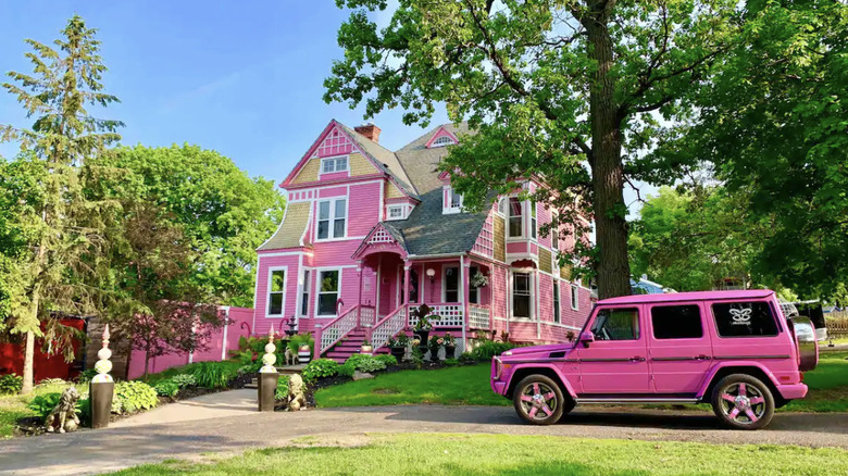 The Pink Castle in Hudson Wisconsin 