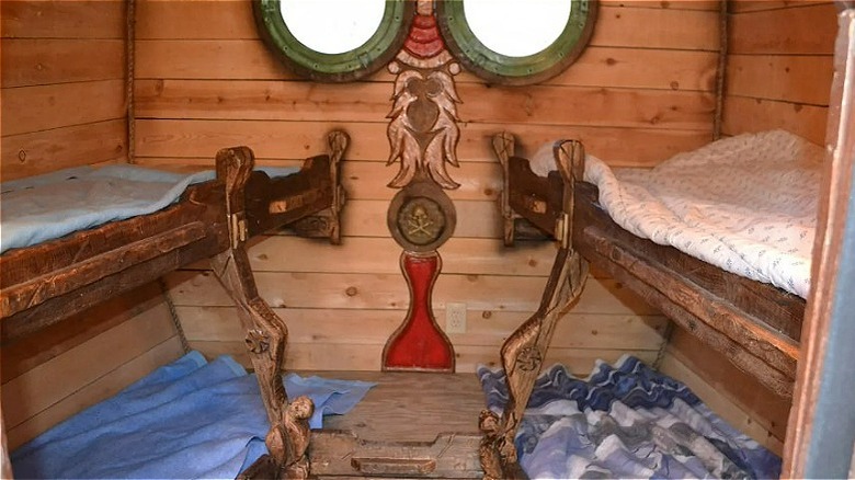 Bunk beds on pirate ship