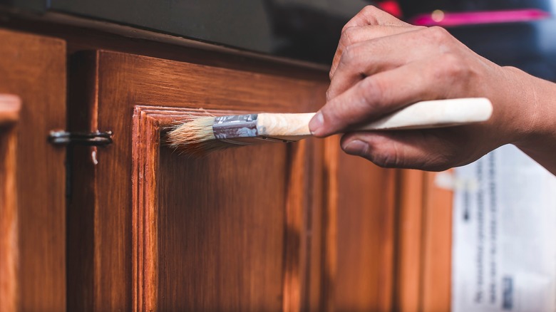 Painting kitchen cabinets