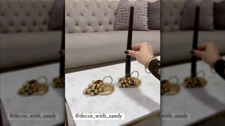 DIY Candlestick holder Instagram video tutorial