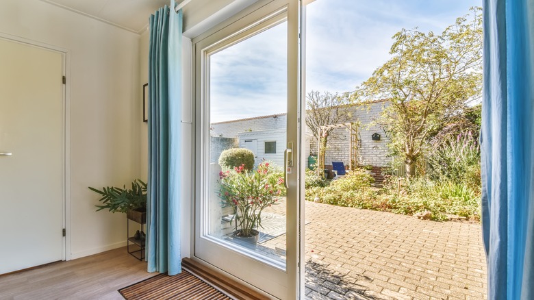 View from a patio door